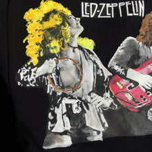 LED ZEPPELIN  T-shirt JIMMY PAGE ROBERT PLANT Artistic Painted  Rock Tshirt - QuorArtisticTshirts