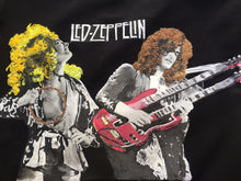 LED ZEPPELIN  T-shirt JIMMY PAGE ROBERT PLANT Artistic Painted  Rock Tshirt - QuorArtisticTshirts