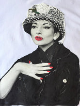 Maria Callas Artistic T-shirt  Painted ART TO WEAR - QuorArtisticTshirts