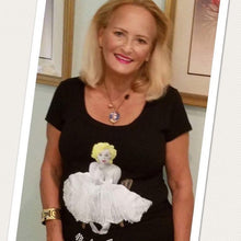 Marilyn Monroe Ballerina  Painted T shirt - QuorArtisticTshirts