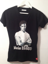 Marlon Brando T-shirt Artistic Marlon Brando T shirt Painted - QuorArtisticTshirts