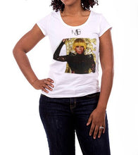 Artistic Hand-painted Mary J. Blige artistic t-shirt – wearable art by Quortshirts