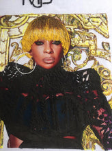 Mary J. Blige Painted 3D  T-shirt • Soul Diva Shirt • Hand-Painted Artistic T-shirt • Art to Wear - QuorArtisticTshirts