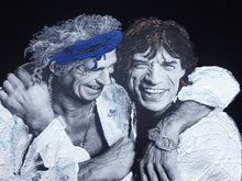Keith Richards  Mick Jagger T-shirt Ruby Tuesday PAINTED 3D - QuorArtisticTshirts