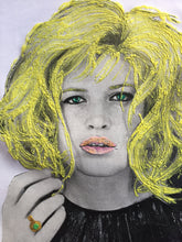 Artistic Monica Vitti Shirt – Painted in Relief, Iconic Style - QuorArtisticTshirts