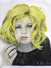 Artistic Monica Vitti Shirt – Painted in Relief, Iconic Style - QuorArtisticTshirts