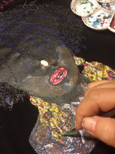 BLACK IS ART Tshirt Black natural kinky Hair  QUEEN T-shirt - QuorArtisticTshirts