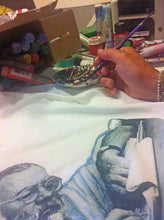 Ernest Hemingway T-shirt  Artistic Painted Papa Hemingway T shirt - QuorArtisticTshirts