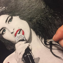 AMY WINEHOUSE  T shirt Artistic Painting 3d on Tee - QuorArtisticTshirts