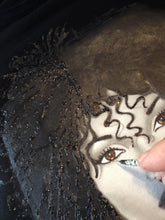 BLACK QUEEN  Blue lips T-shirt PAINTED 3d - QuorArtisticTshirts