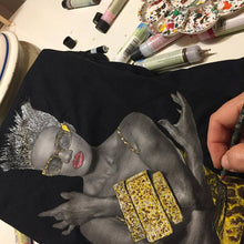 Painted Grace Jones 3D Art T-shirt – Iconic Glamour & Fierce Style - QuorArtisticTshirts