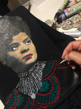 IDA B. WELLS-BARNETT  Artistic T-shirt - Iconic FEMINIST Women Tshirt- WOMEN RIGHTS  Painted T-shirt - Art to wear - QuorArtisticTshirts