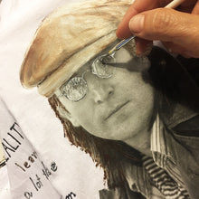 John Lennon T-shirt Artistic  painting - QuorArtisticTshirts