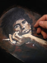 keith richards portrait by by ronnie wood art tshirt 