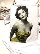 Elizabeth Taylor Painted 3D T-shirt – Hollywood Star & Humanitarian Art Tshirt - QuorArtisticTshirts