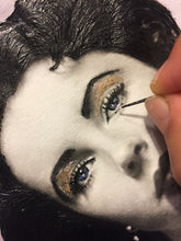 Elizabeth Taylor Painted 3D T-shirt – Hollywood Star & Humanitarian Art Tshirt - QuorArtisticTshirts