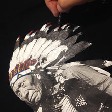 CHIEF JOSEPH  Painted Tshirt - NATIVES Chief T shirt - NEZ PERCE Chief painting on Tee - QuorArtisticTshirts