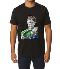 Paul Newman Driving  T-shirt   Painted Art Tshirt - QuorArtisticTshirts