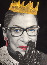 Notorious RBG Shirt  Ruth Bader Ginsburg PAINTED 3D  TShirt  I dissent - QuorArtisticTshirts