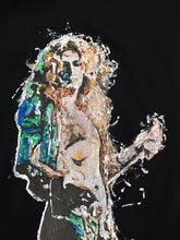 Hand-Painted Robert Plant T-Shirt – Artistic, Bold & One of a Kind - QuorArtisticTshirts