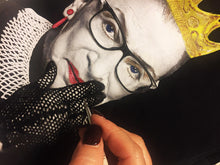 Notorious RBG Shirt  Ruth Bader Ginsburg PAINTED 3D  TShirt  I dissent - QuorArtisticTshirts