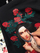 SAINT TERESA OF AVILA Painted T shirt  Artistic   Religious Catholic Teresa de Jesus  Shirt - QuorArtisticTshirts