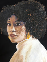 Queen T-shirt SHERIDA African American Black Beauty Artistic Tshirt Painting - QuorArtisticTshirts