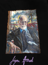 Sigmund Freud T-shirt Painted 3d Freud Tshirt - QuorArtisticTshirts