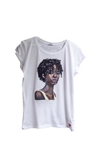 Black Beauty T-shirt – Sisterlocks Portrait in Mixed Media - QuorArtisticTshirts