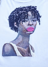 Black Beauty T-shirt – Sisterlocks Portrait in Mixed Media - QuorArtisticTshirts