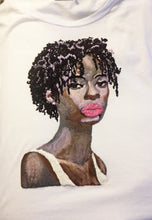 Black Beauty T-shirt – Sisterlocks Portrait in Mixed Media - QuorArtisticTshirts