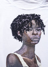 Black Beauty T-shirt – Sisterlocks Portrait in Mixed Media - QuorArtisticTshirts