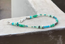 Dainty Emerald Bracelet - May Birthstone Bracelet - Calming vibes Bracelet - Emerald Turquoise Bracelet - Howlite Blue Apatite Sea Lover Bracelet - QuorArtisticTshirts