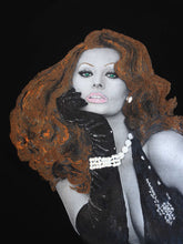Sophia Loren Artistic Painted T-shirt – Timeless Italian Beauty - QuorArtisticTshirts