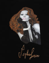 Sophia Loren Artistic Painted T-shirt – Timeless Italian Beauty - QuorArtisticTshirts
