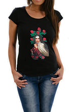 SAINT TERESA OF AVILA Painted T shirt  Artistic   Religious Catholic Teresa de Jesus  Shirt - QuorArtisticTshirts