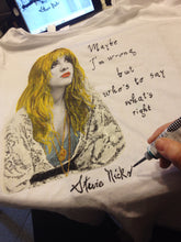 STEVIE NICKS T-shirt of Fleetwood Mac T shirt painted 3d - QuorArtisticTshirts