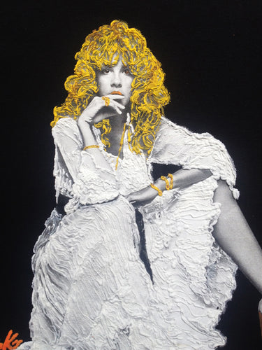 STEVIE NICKS  T-shirt |  Painted 3d Tshirt  With Stevie Nicks Portrait - QuorArtisticTshirts
