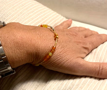 Energy Sunburst Bracelet Healing Natular Faceted Stones Bracelet Orange Yellow Agates Citrine Quartz Bracelet Turquoise Baroque Pearls - QuorArtisticTshirts