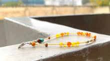 Energy Sunburst Bracelet Healing Natular Faceted Stones Bracelet Orange Yellow Agates Citrine Quartz Bracelet Turquoise Baroque Pearls - QuorArtisticTshirts