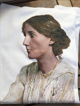 VIRGINIA WOOLF T-shirt Painted Literary Tshirt - QuorArtisticTshirts