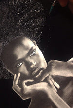 DON'T TOUCH MY HAIR - BLACK QUEEN T-shirt  PAINTED 3d -Afrocentric Tee - QuorArtisticTshirts