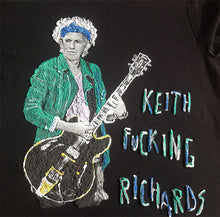 Keith Richards T-shirt Artistic Keef PAINTED 3D Tshirt - Quortshirts