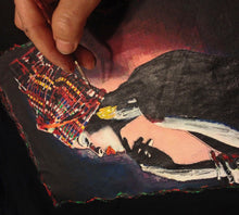 Black Elegance Queen on T-shirt - Afro  Black  Painted 3d - Art on T-shirt - QuorArtisticTshirts