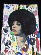 Angela Davis T-shirt for Human Rights PAINTED 3D - Quortshirts