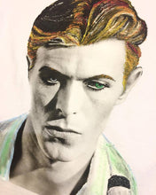DAVID BOWIE T-shirt PAINTED 3D Art To Wear - QuorArtisticTshirts