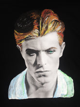 DAVID BOWIE T-shirt PAINTED 3D Art To Wear - QuorArtisticTshirts