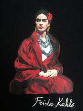 Frida Kahlo  T-shirt Frida Red Shawl Tshirt Artistic - Quortshirts