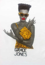 GRACE JONES  Artistic T-shirt painting 3d - Quortshirts