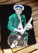 Keith Richards T-shirt Artistic Keef PAINTED 3D Tshirt - Quortshirts